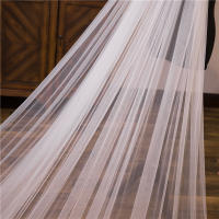 Velo De Novia De Encaje Con Peine 3M Capa Sola Para La Boda Accesorios De Matrimonio Para Mujeres Tecido De Poliéster - details 4