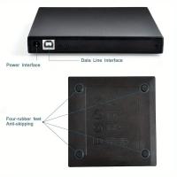 Unidad De Lectura Y Escritura DVD USB 2.0 Slim Para Laptop PC Y Desktop Protegible CD-RW Reproductor Óptico DVD-ROM - details 5