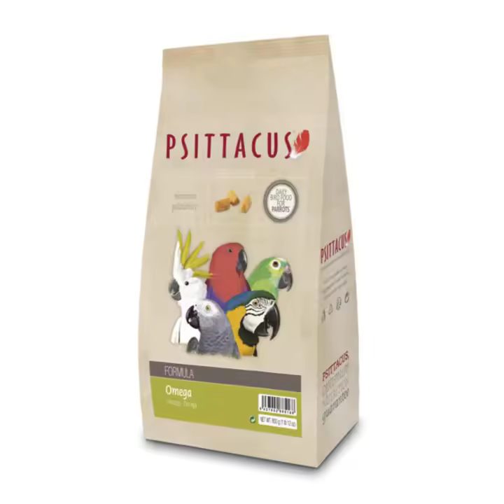 Psittacus Omega formula 800gr, 3kg Pienso para Loros, Comida de Pájaros - 1