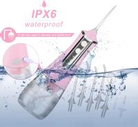 Irrigador dental portátil, irrigador bucal L10 de 300 ml con 3 modos de limpieza y 5 chorros, batería recargable USB de 1500mAh - details 2