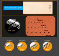 Herramienta De Perforación Para Cuero DIY Herramienta De Costura Y Perforación De Cuero 3/4/5/6mm Conjunto De Perforadores De Espacio De Cuero - details 2