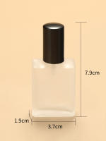 Botella De Spray De Vidrio Templado Recargable 15ml Con Tapa Contenedor De Perfume Para Viaje O Regalo Botella Reutilizable Para Cosméticos Y Bebidas - details 5