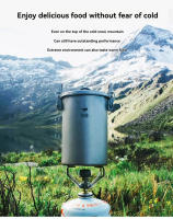 Cocina Al Aire Libre Con El Arrocera De Titanio Puro Keith Juego De Sopa Y Arroz Para Camping Y Picnics Soporte De Cocina Exterior - details 5