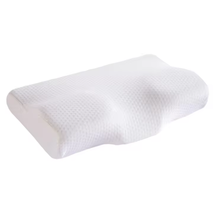Almohada De Memoria Para Cuello Con Protección Ortopédica Forma De Mariposa Rebound Lento Almohada De Salud Cervical Para Dormir - 1