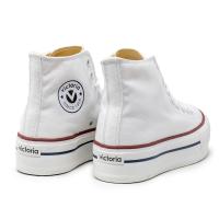 Zapatillas de lona mujer VICTORIA 1061101 BOTA BASQUET DOBLE PISO, BLANCO 15953 XL - details 1
