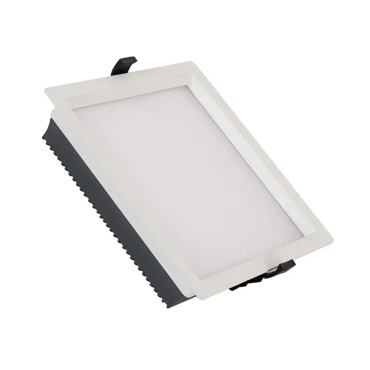 Ledkia Downlight LED 30W SAMSUNG New Aero Slim Cuadrado 130 lm/W Microprismático (UGR17) LIFUD Corte 210x210 mm - 1