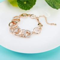 Pulsera Ouran para mujer, cadena de aro, pulsera de plata chapada en oro para niñas - details 1
