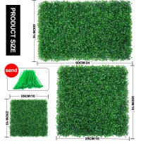 Panel De Hierba Artificial De Boxeo Verde Protección UV Decoración Verde Privacidad Valla De Escenario Para Jardín Y Bodas - details 2