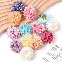 Cabezas De Flores Artificiales De Algodón Pura Seda Hydrangea 4cm Para Decoración De Hogar Boda Decoración De Matrimonio Accesorios De Coronas De Novia - details 5
