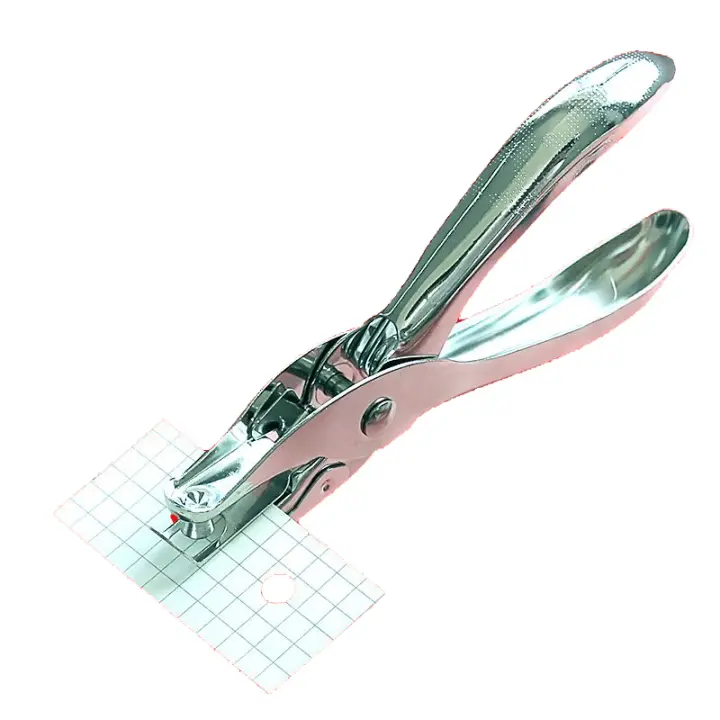 Máquina De Perforación Portátil De Metal Con Agujero Circular De 6mm Capaz De Perforar 8 Hojas De Papel A4 Herramienta De Perforación - 1