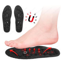 Suela De Zapato Con Masaje Magnético Relajante Ortótica Para Pie Soporte De Arco Para Caminar Cuidado De La Salud Confort Y Alivio Del Dolor - details 1