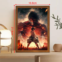Lámpara De Noche Anime Figura Attack on Titan Marco De Pintura Decoración Para Habitación Y Hogar Regalo De Cumpleaños Para Amigo Artículos De Dibujo Animado - details 4