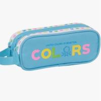 ESTUCHE BENETTON SPRING Oficial portatodo escolar con doble cremallera - details 0
