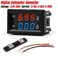 Voltímetro Digital DC0-100V 10A 50A 100A Con Pantalla LED Para Coches Motos Y Electromóviles Medidor De Voltaje Y Corriente - details 14