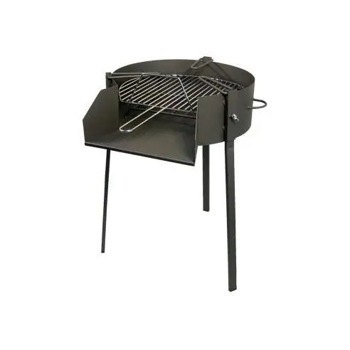 EL ZORRO Barbacoa Redonda Ø60cm Hierro Pintado con Soporte Paella - EL ZORRO - 73044 Negro Jardin / Accesorios / Complementos Barbacoas - 1