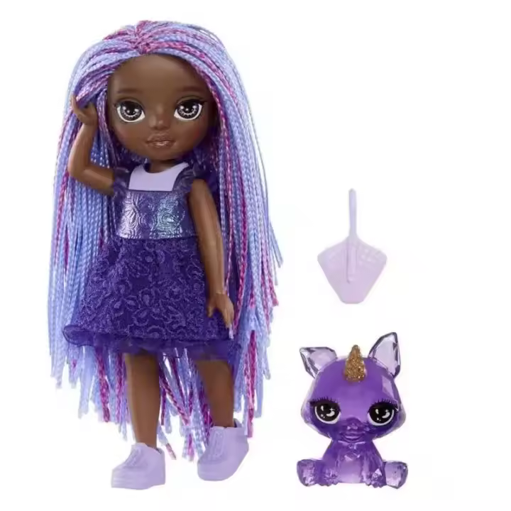 Rainbow High Muñeca Indigo littles dolls con mascota 531241 MGA - 1