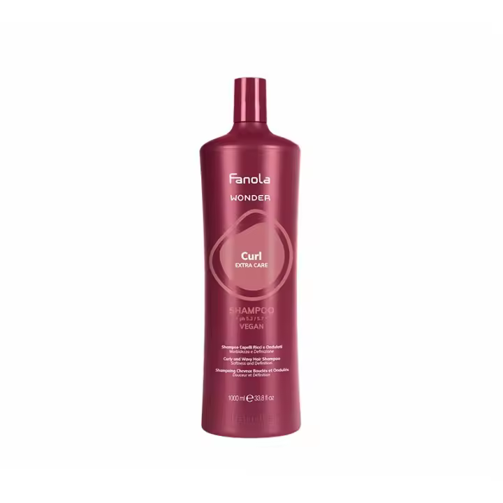 Fanola Wonder Curl Champú para Cabello Rizado y Ondulado 1000 Ml - 1