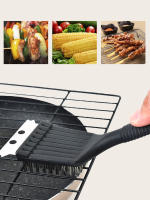 Cepillo De Hornear De Acero Inoxidable 1 Pc Cepillo De Limpieza Para Barbacoa Y Enchufe Doble Función Cepillo De Relleno De Hoja - details 3