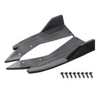 Par De Spoiler De Parachoques Trasero Para Coche Universal Fibra De Carbono Protección Anti-Choque Difusor De Borde De Pies Delanteros Y Aretes - details 13