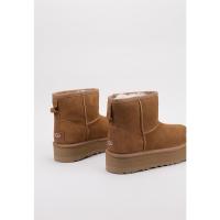UGG CLASSIC MINI PLATFORM  Bota Esquimal Niña Marrón - details 2