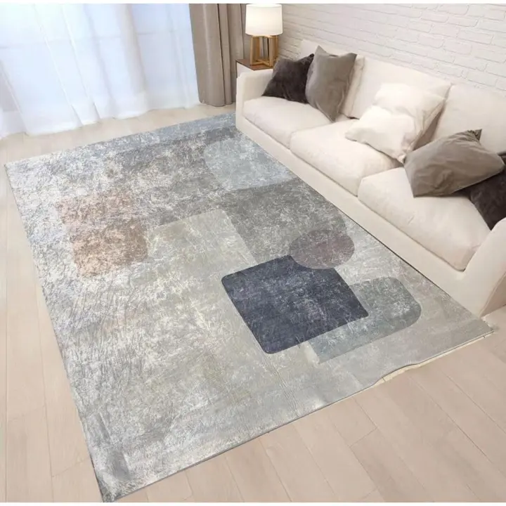Alfombra para Salón, Dormitorio, Cocina Pelo Corto Diseño Moderno - Alfombra Suave, Alta Resistencia, Lavable - Base Antideslizante 150x200cm 200x300cm - 1
