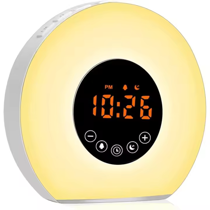 Despertador Radio Despertador LED con Sonidos Naturales y 7 Colores - 1