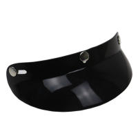 Visera De Sol Para Moto Universal Negra Con 3 Cierres Sombrilla De Protección Accesorio Para Coche Material PU - details 6