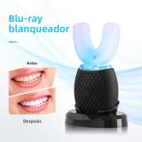 Cepillo De Dientes Eléctrico Sonic De Silicona U Forma Limpieza Oral 360 Grados Luz Azul Fría Cepillo Automático Para Adultos - details 6