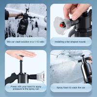 Botella De Espuma De Nieve Eléctrica 2/1.5L Con Recarga USB De 2300mAh Lanzador De Agua Para Limpieza De Ventanas Y Lavado De Coche - details 22