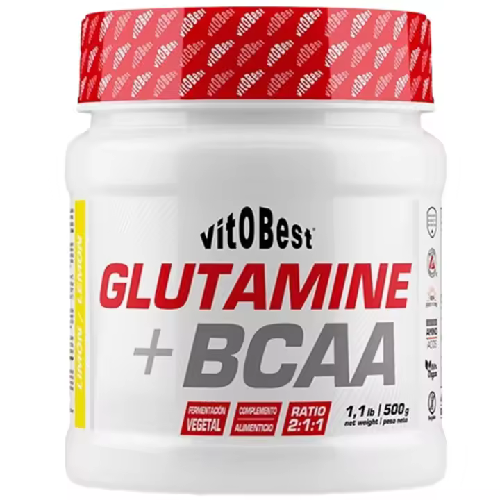 Glutamina Bcaa Complex Limon 500gr Vitobest - 1