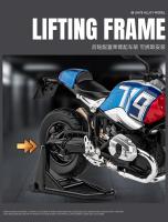 Modelo De Motocicleta De Aleación Simulación 1:12 Bao Ma Latte Juguete Para Niños Decoración De Obsequio De Metal Sin Batería Para Adolescentes Mayores De 14 Años - details 4
