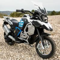 INJUSA - Moto Eléctrica Infantil BMW R1250 GS, Moto a Batería para Niños de 6 a 10 Años, Batería 24V, Acelerador Progresivo en Puño, Freno de Tambor, Ruedas Hinchables, Llantas Metálicas, Luces LED, Velocidad máx. 12 km/h, Licencia Oficial BMW, Color Azul - details 0