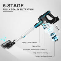 Escoba Aspiradora Sin Cable Inse N5, 12000pa Aspirador Aspiradora De Cenizas Potente 45 Minutos En Modo AutomáTico, Aspirador InaláMbrico 6 En 1 Antienredo Para Suelo/Alfombra/Pelos De Animales - details 3