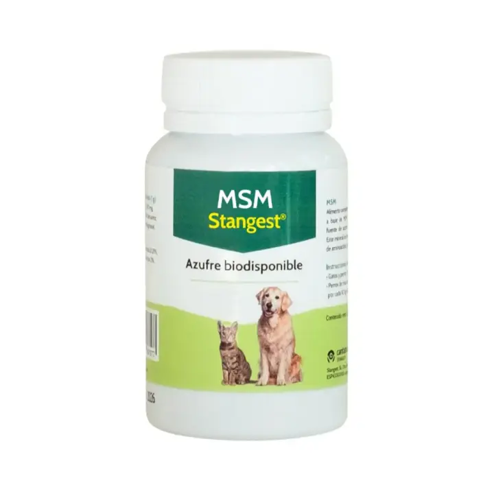 MSM 60 comprimidos suplemento para la salud articular, cutánea y metabólica de perros y gatos Stangest - 1