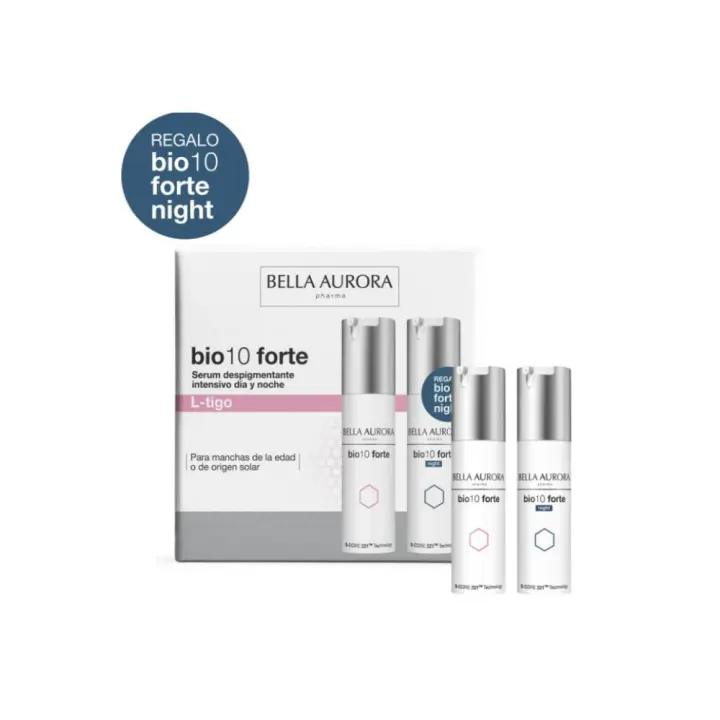 Bella Aurora Pack Bio 10 Forte Serum Despigmentante + Regalo Crema de Noche - 1