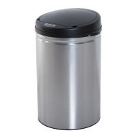 HOMCOM Contenedor Papelera Cubo Basura 30L con Sensor Detector Movimiento automático Acero Inoxidable (Varios tamaños) - details 0