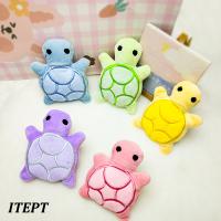 Mini Juguete De Peluche De Tortuga Para Perros Lindo Y Seguro Para Mordedor Y Salud Dental Adecuado Para Puppies Juguetes De Fleece - details 1