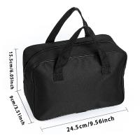 Bolsa Organizadora Negra Para Herramientas De Compresor De Aire De Coche Caja De Almacenamiento Portátil Con Manija Para Hombres - details 7