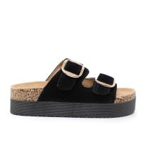 Sandalias Anatómicas mujer ISTERIA 25221 001 BIO DOBLE SERRAJE 2  HEBILLAS NEGRO 36015 25V - details 2