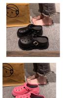 Sandalias De Playa Para Mujer Moda Verano Plataforma Alta Antideslizante Resistentes Al Desgaste Tacón Alto Zapatillas De Jardín - details 21