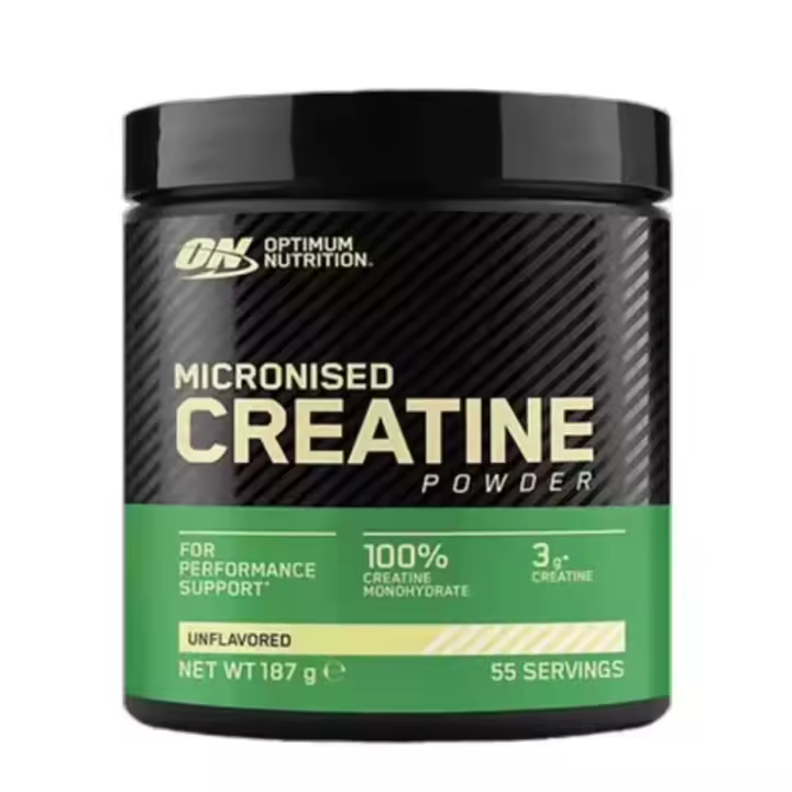 Creatina en Polvo Micronizada 187 Gr - Polvo de Monohidrato de Creatina 100 % Puro. OPTIMUM NUTRITION - 1