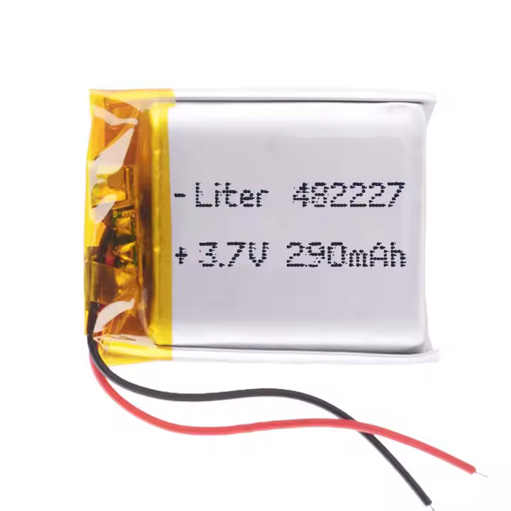 Batería 482227 LiPo 3.7V 290mAh 1.073Wh 1S 5C Liter Energy Battery para Electrónica Recargable teléfono portátil vídeo smartwatch reloj GPS - No apta para Radio Control 29x22x5mm (290mAh|482227) - 1