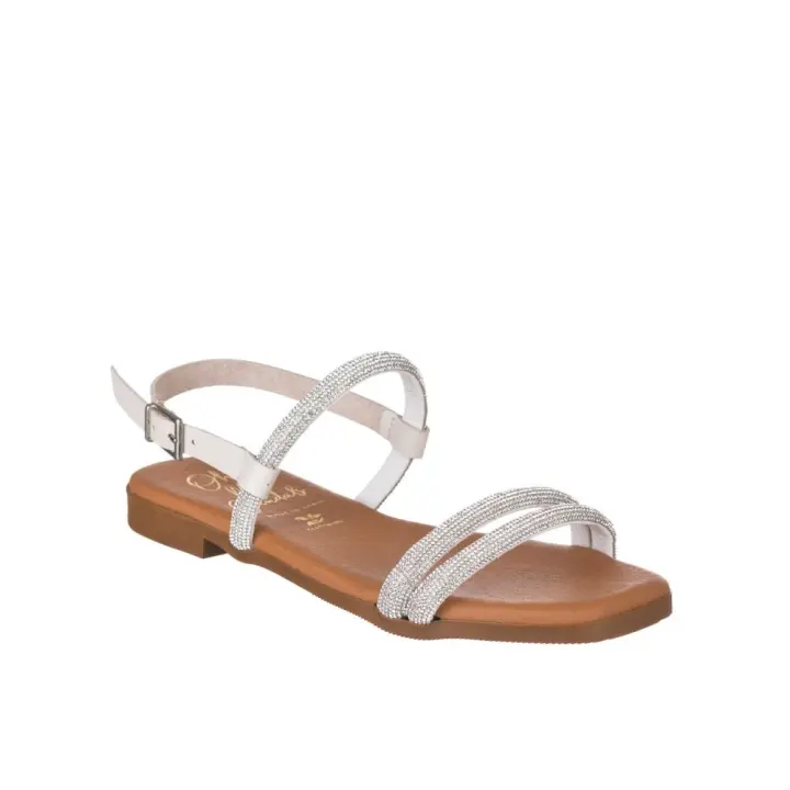 Sandalias planas OH MY SANDALS 5325 Mujer Beige - 1