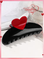 3 Pcs Accesorios De Peluquería Para San Valentín: Pinzas Para Cabello En Forma De Corazón Grandes Y Rosas Para Mujeres Fuerte Agarre Para Cabello Grueso - details 6