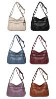 Bolso De Hombro Para Mujer De Cuero Sólido De Alta Calidad Bolso Cruzado De Lujo 2024 Bolso De Mano Casual De Diseñador Bolsos De Tope - details 3