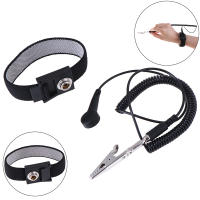 Pulsera Antiestática Ajustable ESD Discharge Cable Cinta De Tierra Para Mano Herramienta Manual Sin Cable Clip Sin Wireless - details 0