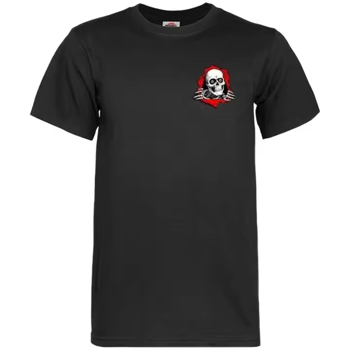 Camiseta de Manga Corta Powell Peralta  para unisex en color negro - 1