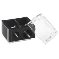 Sacapuntas de Maquillaje con agujas, sacapuntas Cosméticos, papelería para regalar a Niña-Precisión Negra. - details 4