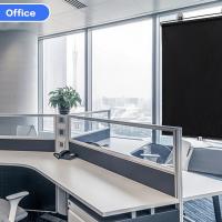 Cortinas De Rollo Universal Para Ventanas Negro Antirreflejo Absorbedor De Luz Para Coche Dormitorio Cocina Oficina Instalación Sin Uso De Tornillos - details 2