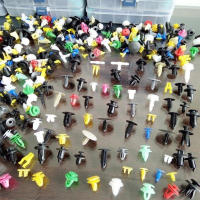 Clavija De Coche 100pcs Clip Plástico Mixto Clip Híbrido Tornillo De Fijación De Parachoques Accesorios De Automóvil - details 2